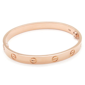 カルティエ Cartier LOVE ラブブレス B6067416 ピンクゴールド K18PG #16 ブレスレット 750 18K 18金 バングル