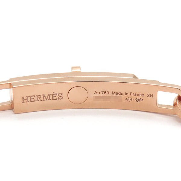 エルメス HERMES ケリー シェーヌ ブレスレット H221411B 00SH ピンクゴールド K18PG ダイヤモンド SH ブレスレット Au750 K18PG