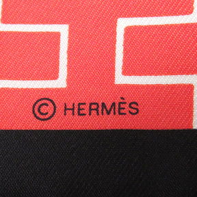 エルメス HERMES カレ45 CARRE ガヴロッシュ ブラック×ベージュ×コライユ シルク スカーフ 新品 未使用【HORSE CLUB DETAIL /ホースクラブ デタイユ】