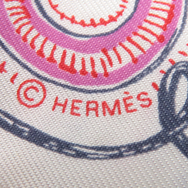 エルメス HERMES ツイリー ホワイト×ローズ×ヴェール シルク スカーフ 新品 未使用【KANTHA CHEVALOSCOPE NEON/カンタ シュヴァロスコープ ネオン】