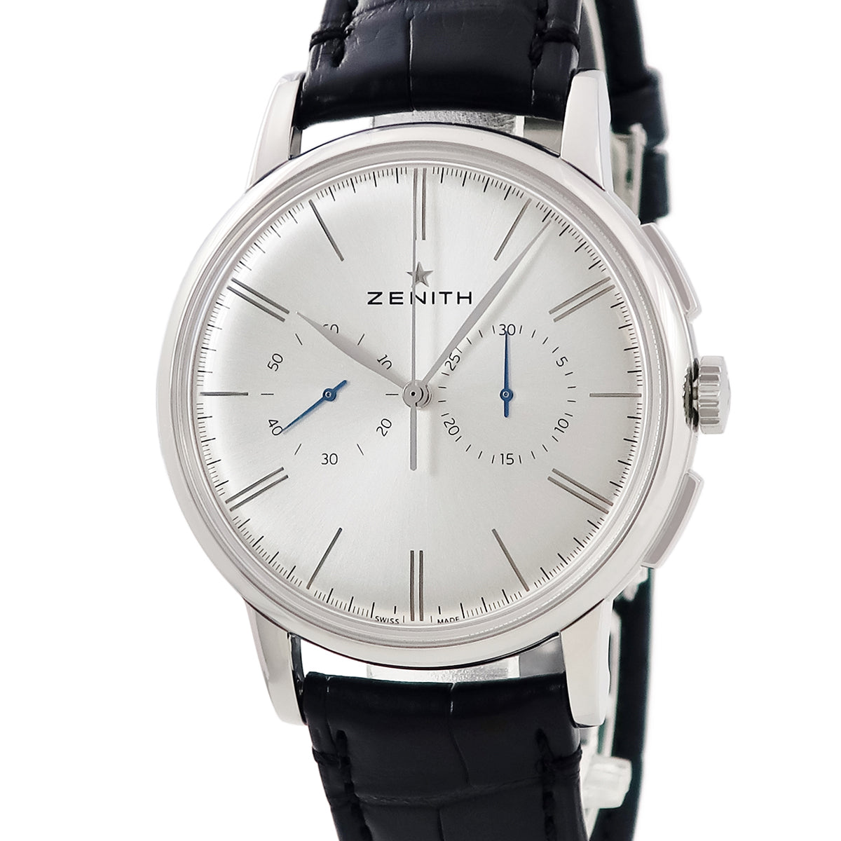 ゼニス ZENITH エリート クロノグラフ クラシック 03.2270.4069/01.C493 自動巻き メンズ シルバー バー