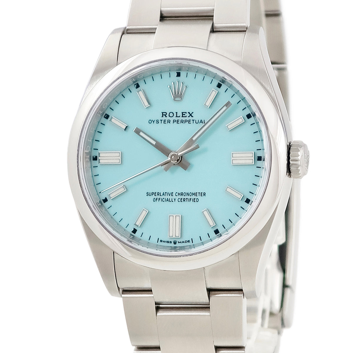 ロレックス ROLEX オイスターパーペチュアル 36 126000 自動巻き メンズ ランダム番 ターコイズ 水色 2020年発表モデル