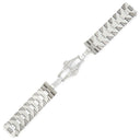 パネライ PANERAI 純正 ルミノール サブマリーナ シルバー ステンレススチール チタン 腕時計パーツ 替え ベルト バンド ブレス SS×Ti バネ棒 純正SS製バックル付き 24mm シルバー 銀