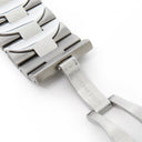 パネライ PANERAI 純正 ルミノール サブマリーナ シルバー ステンレススチール チタン 腕時計パーツ 替え ベルト バンド ブレス SS×Ti バネ棒 純正SS製バックル付き 24mm シルバー 銀