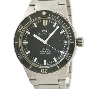 IWC IWC アクアタイマー GST オートマティック 2000 IW353601 自動巻き メンズ ブラック バー 逆回転防止ベゼル