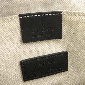 グッチ GUCCI GGリボン ハーバリウム 443089 ベージュ×ブラック キャンバス レザー 2WAYバッグ ゴールド金具 黒 ハンドバッグ ショルダー