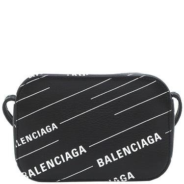 バレンシアガ BALENCIAGA エブリデイ カメラバッグ XS ブラック レザー ショルダーバッグ シルバー金具 黒 ポシェット