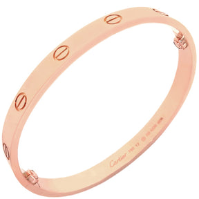 カルティエ Cartier LOVE ラブブレス B6067417 ピンクゴールド K18PG #17 ブレスレット 750 18K 18金 バングル