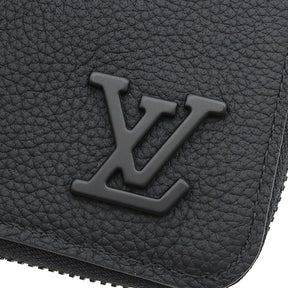 ルイヴィトン LOUIS VUITTON ジッピー ウォレット ヴェルティカル M81743 ノワール アエログラムレザー 長財布 マットブラック金具 黒 ラウンドファスナー