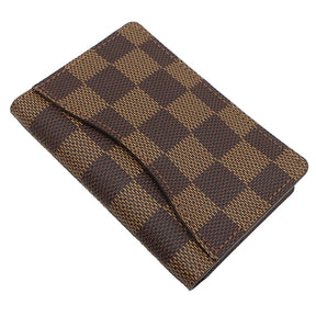 ルイヴィトン LOUIS VUITTON オーガナイザー ドゥ ポッシュ N61721 ダミエエベヌ ダミエキャンバス カードケース 茶 カード入れ