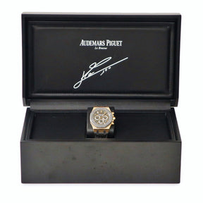 オーデマピゲ AUDEMARS PIGUET ロイヤルオーク レオ メッシ クロノグラフ 26325OL.OO.D005CR.01 自動巻き メンズ グレー 八角形 限定