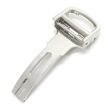 カルティエ Cartier シルバー K18WG 腕時計パーツ 純正 16mm幅対応 フォールディング Dバックル パーツ 替え 交換 予備 K18WG無垢 750 シルバー 銀