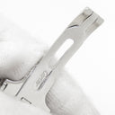 カルティエ Cartier シルバー K18WG 腕時計パーツ 純正 16mm幅対応 フォールディング Dバックル パーツ 替え 交換 予備 K18WG無垢 750 シルバー 銀