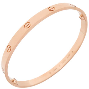 カルティエ Cartier LOVE ラブブレス B6067421 ピンクゴールド K18PG #21 ブレスレット 750 18K 18金 バングル