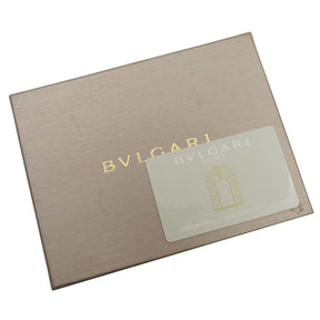 ブルガリ BVLGARI ブルガリブルガリ ロゴクリップ ブラック レザー 二つ折り財布 ゴールド金具 黒