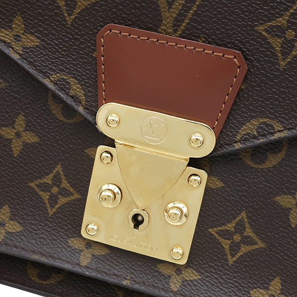 ルイヴィトン LOUIS VUITTON モンソー M51185 モノグラム モノグラムキャンバス 2WAYバッグ ゴールド金具 茶 ハンドバッグ ショルダー