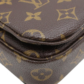 ルイヴィトン LOUIS VUITTON ポシェット メティス M44875 モノグラム モノグラムキャンバス 2WAYバッグ ゴールド金具 ハンドバッグ ショルダー 茶