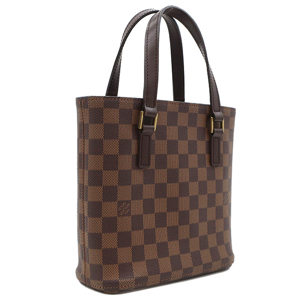 ルイヴィトン LOUIS VUITTON ヴァヴァン PM N51171 ダミエ ダミエキャンバス ハンドバッグ ゴールド金具 茶 赤