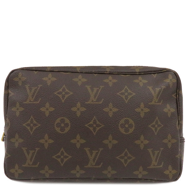 ルイヴィトン LOUIS VUITTON トゥルース トワレット23 M47524 モノグラム モノグラムキャンバス ポーチ ゴールド金具 小物入れ 茶