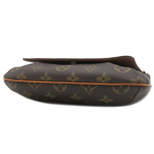 ルイヴィトン LOUIS VUITTON ミュゼット サルサ M51258 モノグラム モノグラムキャンバス ショルダーバッグ ゴールド金具 フラップ ショートストラップ 茶