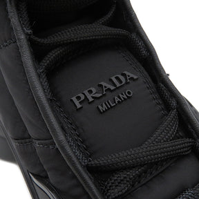 プラダ PRADA クラウドバスト サンダー ハイトップスニーカー 2TG189 ブラック ナイロン ラバー #5 ブーツ 靴 ブーツ 黒 RE-NYLON