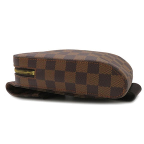 ルイヴィトン LOUIS VUITTON ジェロニモス N51994 ダミエエベヌ ダミエキャンバス ボディバッグ ゴールド金具 茶 ウエストバッグ