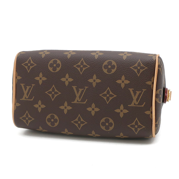 ルイヴィトン LOUIS VUITTON スピーディ バンドリエール 20 M46222 ベージュ モノグラムキャンバス 2WAYバッグ ゴールド金具 ハンドバッグ ボストン 茶