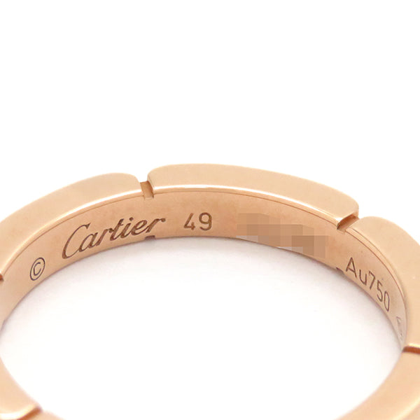 カルティエ Cartier マイヨンパンテール ハーフ B4221249 ピンクゴールド K18PG ダイヤモンド #49(JP9) リング 指輪 750 18K RG 18金 ローズゴールド 9号