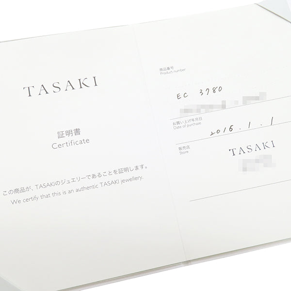 TASAKI TASAKI デインジャー トライブ  EC-3780-18KYG パールホワイトXイエローゴールド K18YG パール ピアス 淡水真珠 750YG