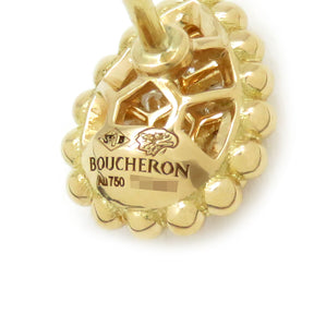 ブシュロン BOUCHERON セルパン ボエム スタッズ ピアス エクストラスモール JCO00942 イエローゴールド K18YG ダイヤモンド ピアス 750YG K18 16石ダイヤ