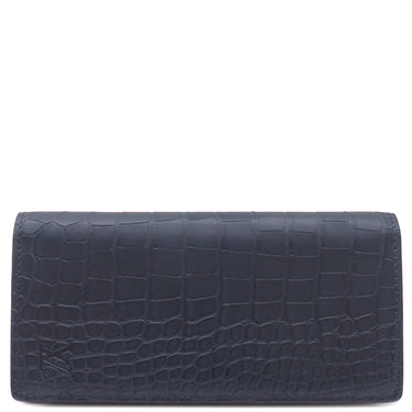 ルイヴィトン LOUIS VUITTON ポルトフォイユ ブラザ クロコダイルマット N92969 ネイビー アリゲーターマット 長財布 シルバー金具 紺 二つ折り クロコ
