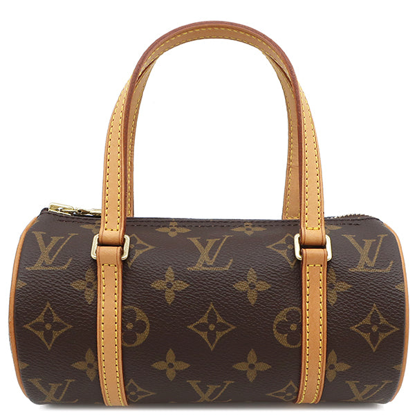 ルイヴィトン LOUIS VUITTON パピヨン 19 M51389 モノグラム モノグラムキャンバス ハンドバッグ ゴールド金具 茶 ミニ