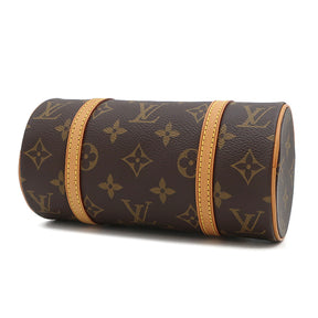 ルイヴィトン LOUIS VUITTON パピヨン 19 M51389 モノグラム モノグラムキャンバス ハンドバッグ ゴールド金具 茶 ミニ