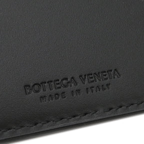 ボッテガヴェネタ BOTTEGA VENETA イントレチャート コインパース付き 193642V46518431 ブラック レザー 二つ折り財布 黒 新品 未使用