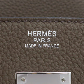 エルメス HERMES バーキン30 ツンドラ　 トゴ ハンドバッグ シルバー金具 新品 未使用 グレージュ