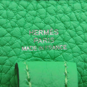 エルメス HERMES エヴリンTPM アマゾン ヴェールコミック トリヨンクレマンス ショルダーバッグ シルバー金具 緑