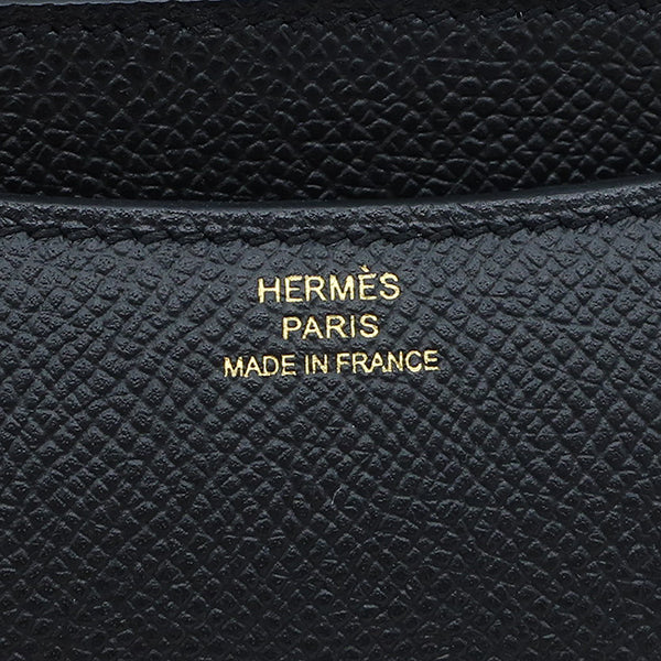 エルメス HERMES コンスタンス3 ミニ ミロワール ブラック ヴォーエプソン ショルダーバッグ ローズゴールド金具 新品 未使用 黒 PG金具