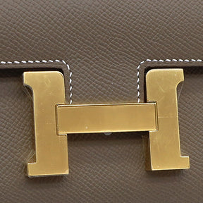 エルメス HERMES コンスタンス エラン エトゥープ ヴォーエプソン ショルダーバッグ ゴールド金具 新品 未使用 グレージュ