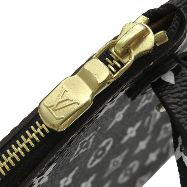 ルイヴィトン LOUIS VUITTON ネヴァーフルMM M44676 ブラック×ブラウン モノグラム ジャングル トートバッグ ゴールド金具 黒 茶