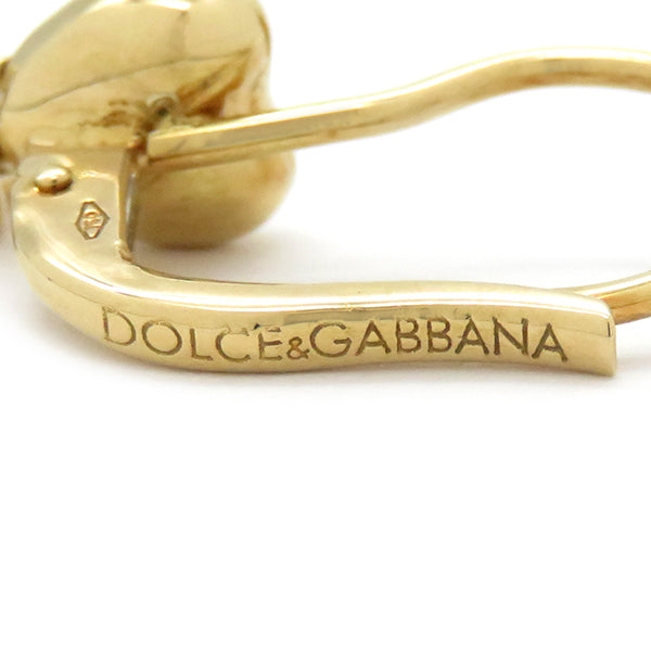 ドルチェ＆ガッバーナ DOLCE&GABBANA GOOD LUCK ハート キー ピアス WEDF2G イエローゴールド K18YG ピアス 750AU 18KT