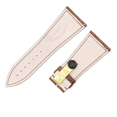 フランクミュラー FRANCK MULLER マスタースクエア 6000 KING用 クロコバンド ブラウン クロコダイル 腕時計パーツ 未使用 純正 ベルト マット 30mm ブラウン 茶