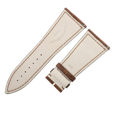 フランクミュラー FRANCK MULLER マスタースクエア 6000 KING用 クロコバンド ブラウン クロコダイル 腕時計パーツ 未使用 純正 ベルト マット 30mm ブラウン 茶