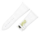 フランクミュラー FRANCK MULLER マスタースクエア 6000 KING用 クロコバンド ホワイト クロコダイル 腕時計パーツ 未使用 純正 マット 30mm ホワイト 白