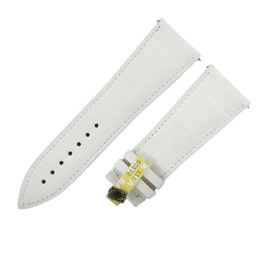 フランクミュラー FRANCK MULLER コンキスタドール コルテス 10000 KING用 クロコバンド ホワイト クロコダイル 腕時計パーツ 未使用 純正 ベルト ロング 30mm 白