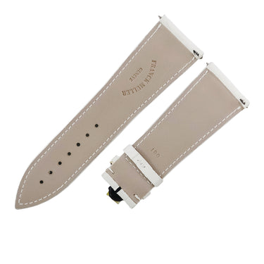 フランクミュラー FRANCK MULLER コンキスタドール コルテス 10000 KING用 クロコバンド ホワイト クロコダイル 腕時計パーツ 未使用 純正 ベルト ロング 30mm 白