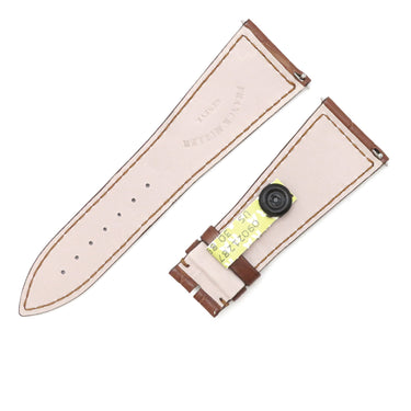 フランクミュラー FRANCK MULLER マスタースクエア 6000 H用 クロコバンド ブラウン クロコダイル 腕時計パーツ 未使用 純正 替え マット 26mm ブラウン 茶