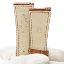 フランクミュラー FRANCK MULLER マスタースクエア 6000 H用 クロコバンド ブラウン クロコダイル 腕時計パーツ 未使用 純正 替え シャイニー 艶 26mm ブラウン 茶