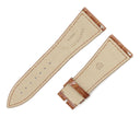 フランクミュラー FRANCK MULLER マスタースクエア 6000 H用 クロコバンド ブラウン クロコダイル 腕時計パーツ 未使用 純正 替え シャイニー 艶 26mm ブラウン 茶