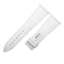 フランクミュラー FRANCK MULLER マスタースクエア 6000 H用 クロコバンド ホワイト クロコダイル 腕時計パーツ 未使用 純正 替え シャイニー 艶 26mm ホワイト 白