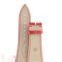 フランクミュラー FRANCK MULLER マスタースクエア 6000 H用 クロコバンド レッド クロコダイル 腕時計パーツ 未使用 純正 替え シャイニー 艶 26mm レッド 赤